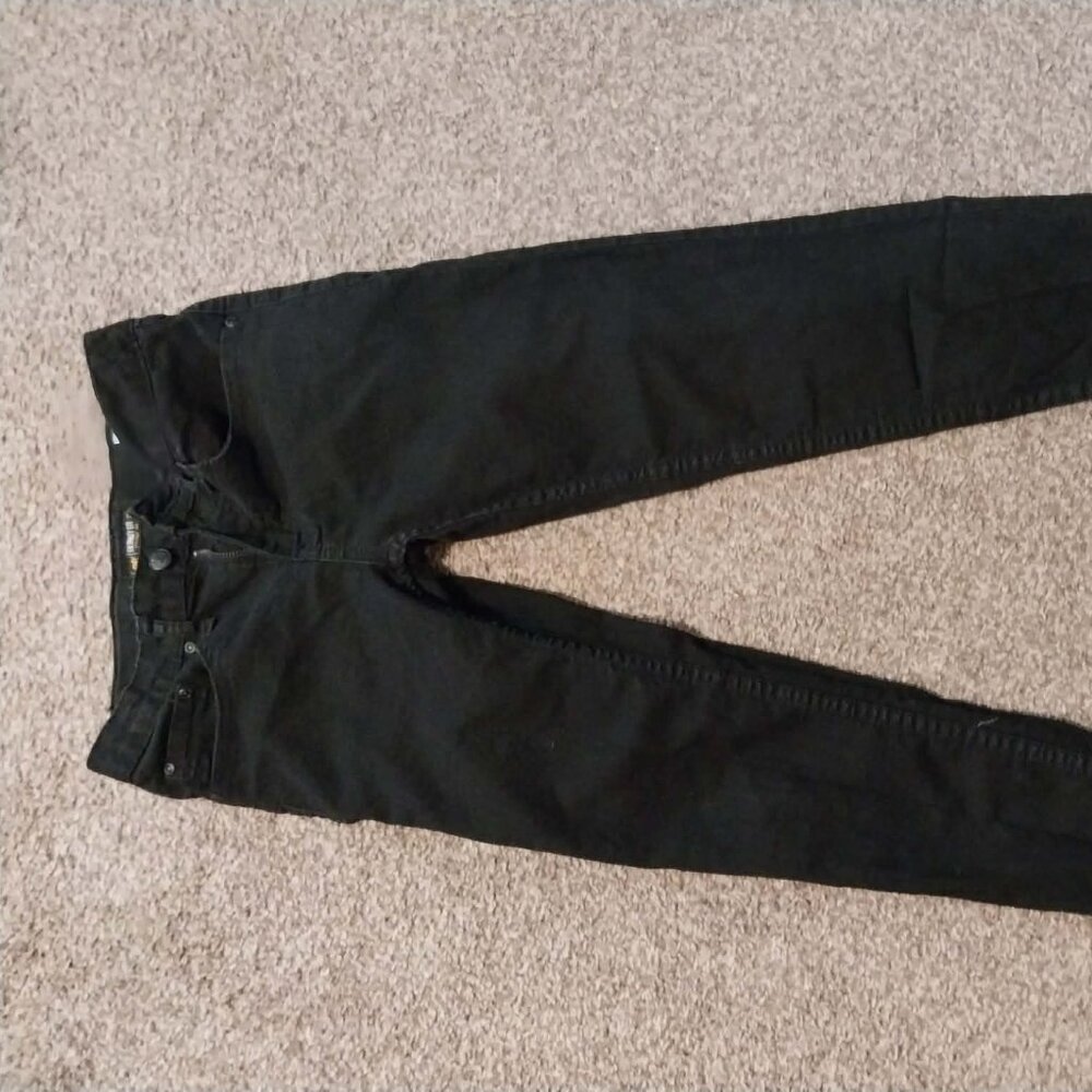 Lee boys black jeans size 10 skinny fit